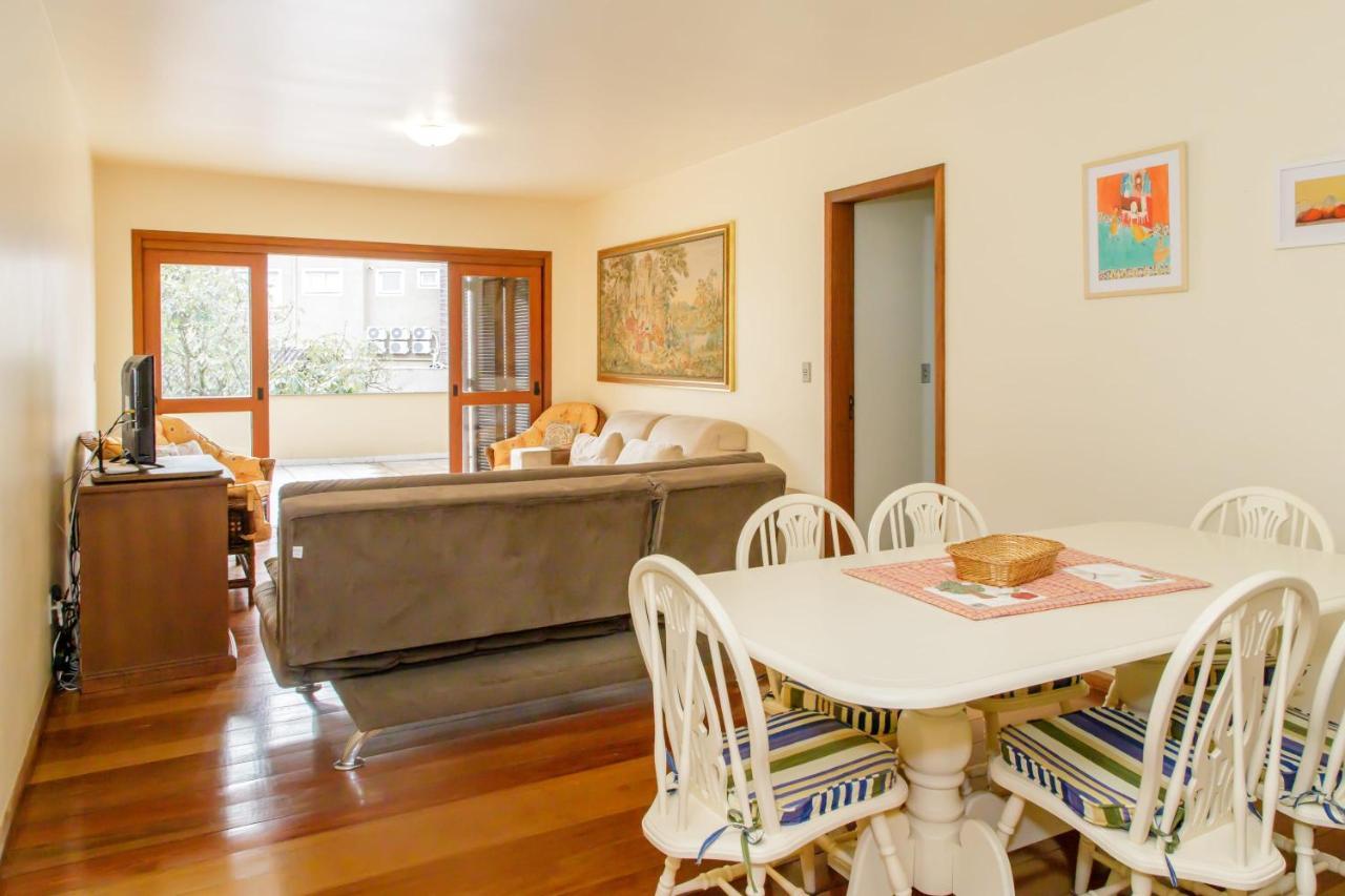 Apartamento Amplo E Aconchegante Na Av Das Hortencias No Centro De Gramado Ngoại thất bức ảnh